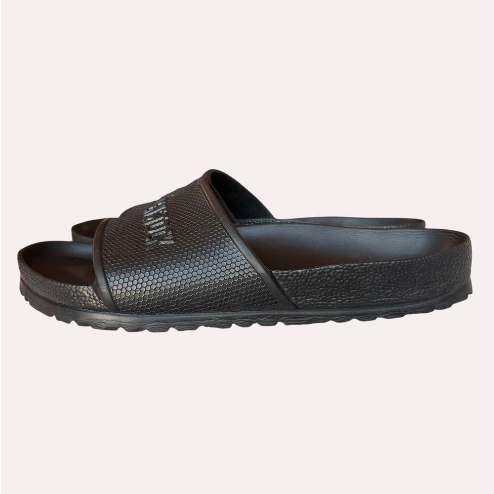 Birkenstock Black Barbados EVA Slide Waterproof House Pool Shower Unisex L8 M6 - Picture 4 of 11